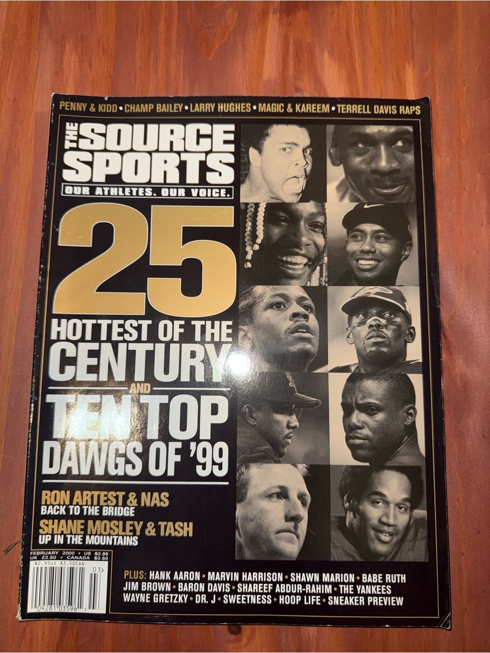 The Source Sports Magazine - 25 Hottest of the Century Issue 138pages sendoffers